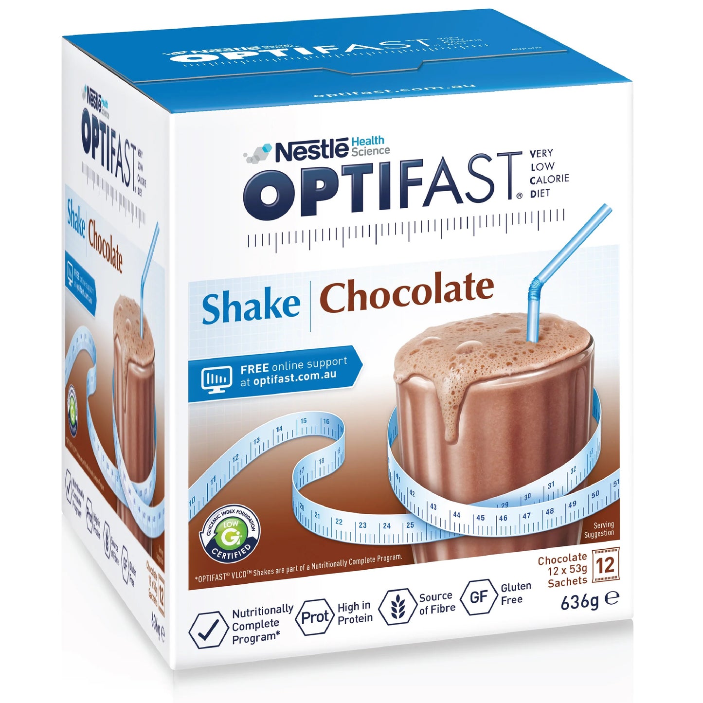 OPTIFAST® weightloss milkshake Meal Replacement (53g x 12 packs)