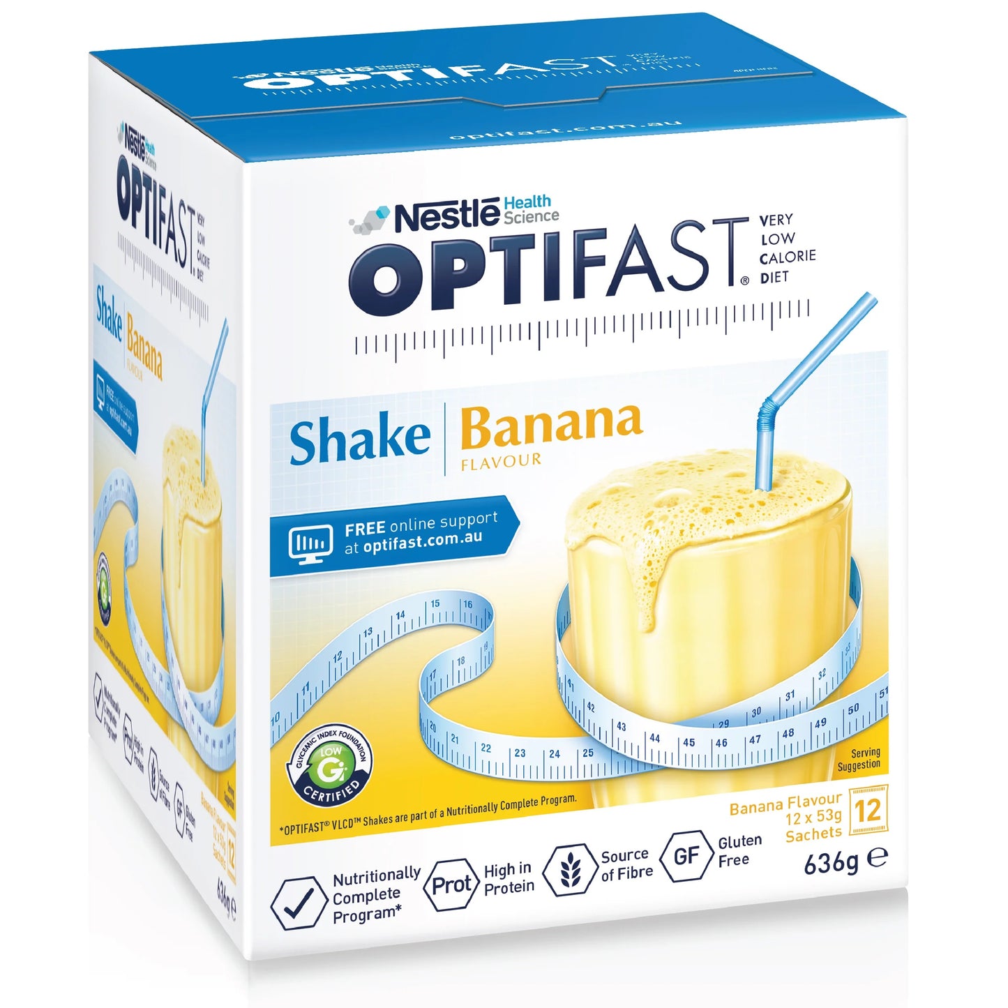 OPTIFAST® weightloss milkshake Meal Replacement (53g x 12 packs)